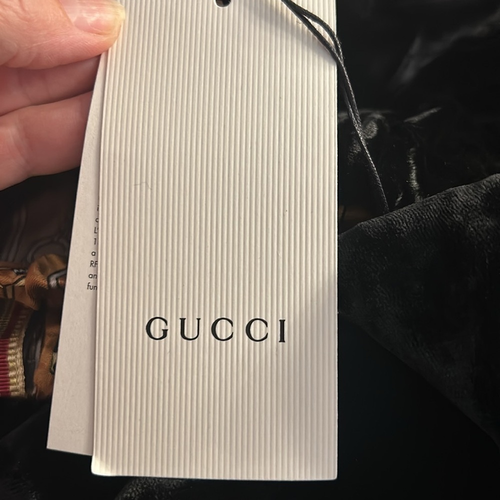 Gucci velvet/silk Horsebit joggers. NEW - Picture 7 of 13